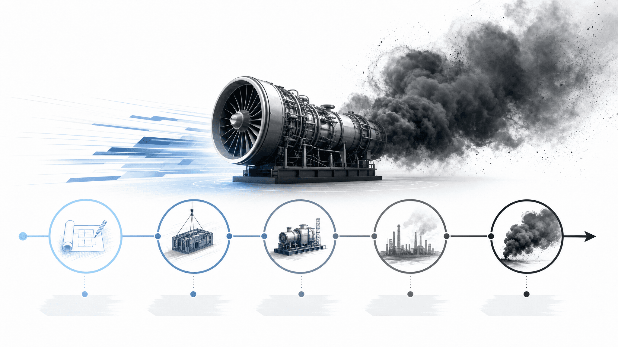 Musk’s faster path to more gas turbines comes with pollution problem 封面